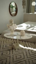 Vintage Arabescato marmeren coffee table, Ophalen of Verzenden