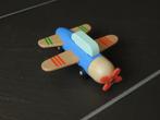 Houten vliegtuig met vilt propellor, ca 15cm groot., Ophalen of Verzenden, Zo goed als nieuw, Overige typen