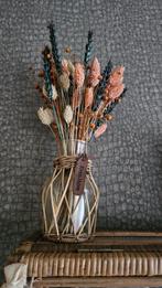 Riviera Maison💐Kleine vaasjes 2 stuks🌾In mooie staat, Ophalen, Overige kleuren, Minder dan 50 cm, Glas