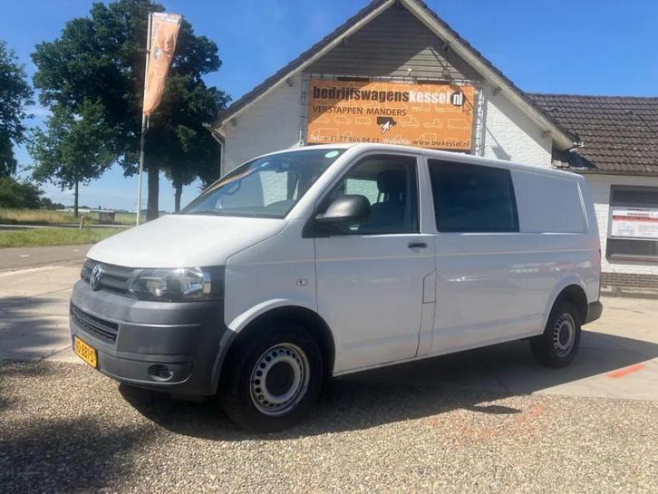 Volkswagen Transporter 2.0 TDI L2H1 DC dubbele cabine AIRCO, Auto's, Bestelauto's, Bedrijf, Te koop, ABS, Airbags, Airconditioning
