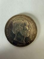 2½ Gulden Zilveren Munt 1871 – Koning Willem III, Koning Willem III, Zilver, Ophalen of Verzenden, Losse munt