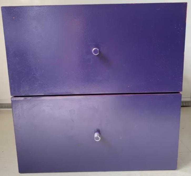 Paars Ikea Ladeblok, Huis en Inrichting, Kasten | Ladekasten, Zo goed als nieuw, Minder dan 100 cm, Minder dan 50 cm, 25 tot 50 cm