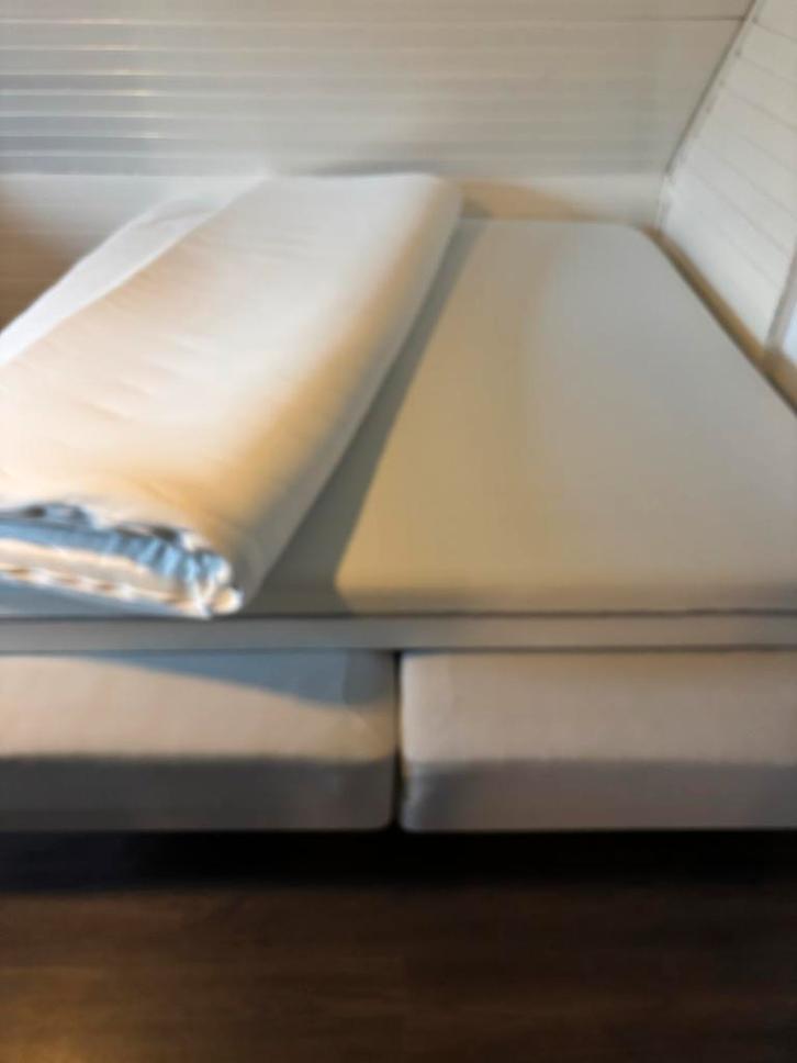 Boxspring  met Emma matras en topper, Huis en Inrichting, Slaapkamer | Matrassen en Bedbodems, Zo goed als nieuw, Bedbodem, 180 cm