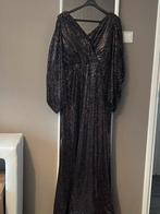 Maat 46 avondjurk, Kleding | Dames, Jumpsuits, Ophalen of Verzenden, Zo goed als nieuw, Maat 46/48 (XL) of groter, Zwart