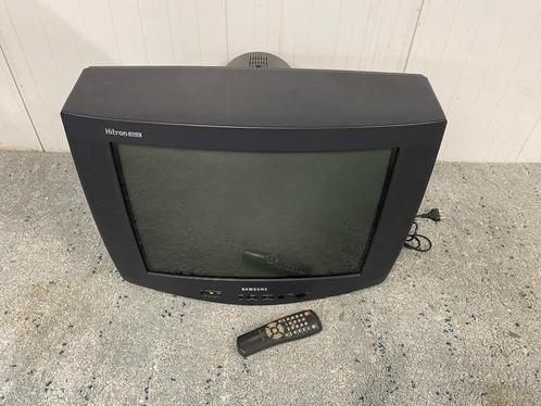Samsung Hitron 21 inch CRT tv + remote, Audio, Tv en Foto, Vintage Televisies, Gebruikt, 40 tot 60 cm, Samsung, Ophalen of Verzenden