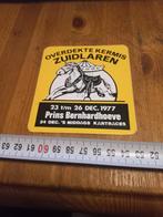 Overdekte kermis Zuidlaren 77, Verzamelen, Stickers, Ophalen of Verzenden, Zo goed als nieuw