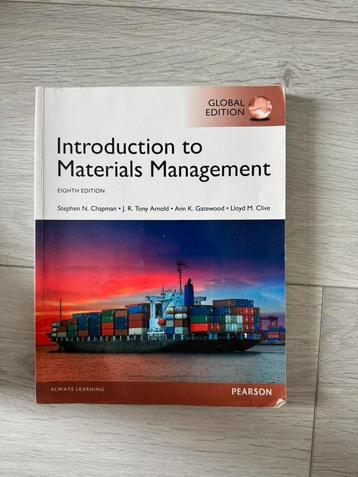 Introduction to Materials Management beschikbaar voor biedingen