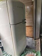 Beige SMEG linksopenind FAB50, Ophalen, 200 liter of meer, 60 cm of meer, Met aparte vriezer