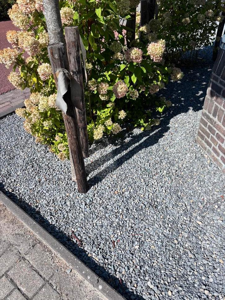 GRATIS +/- 20m2 grijs ardennersplit / MOET NU WEG!, Tuin en Terras, Grind, Keien en Split, Zo goed als nieuw, Split, Grijs, Ophalen