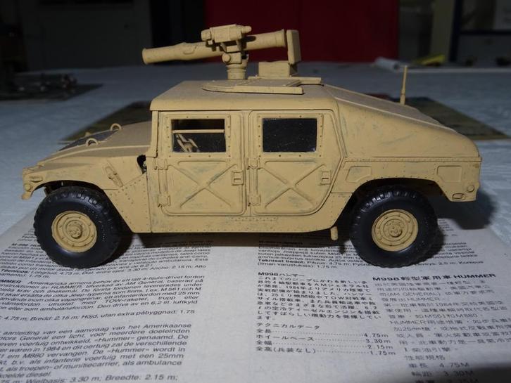Hummer M998, schaal: 1:35, Italeri nummer 247, Hobby en Vrije tijd, Modelbouw | Auto's en Voertuigen, Tank, 1:32 tot 1:50, Italeri