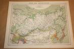 Antieke kaart - Rusland, Mongolië etc. - Circa 1885 !!, Boeken, Gelezen, Ophalen of Verzenden, Landkaart, 1800 tot 2000