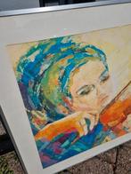 A Veldhuyzen van Zanten schilderij vioolspeelster 1986, Ophalen