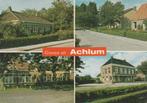 ACHLUM School Huizen Hotel Groeten, Verzamelen, Ansichtkaarten | Nederland, Verzenden, 1980 tot heden, Gelopen, Friesland