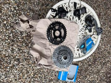 Shimano 10 speed XT onderdelen: 500km gebruikt beschikbaar voor biedingen