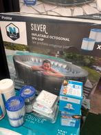 Jacuzzi Netspa Silver 6 persoons - NIEUW, Tuin en Terras, Bubbelbaden en Hottubs, Ophalen of Verzenden, Nieuw, Afdekzeil, Opblaasbaar
