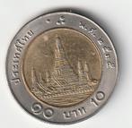 10  bath  1992  Thailand. km. 227  ( 0,75 euro. ), Postzegels en Munten, Munten | Azië, Ophalen of Verzenden, Zuid-Azië, Losse munt