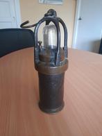 Antieke mijnwerkerslamp, Ophalen of Verzenden