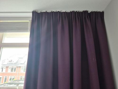 Gordijnen paars 3m x 2.6m, Huis en Inrichting, Stoffering | Gordijnen en Lamellen, Zo goed als nieuw, 200 cm of meer, 200 cm of meer