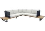 Hoek Loungebank Tenerife | 2-delig | Antraciet & Sand Acacia, Verzenden, Nieuw, Hout