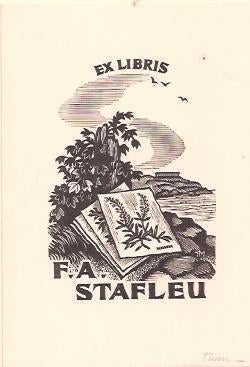 Thijs Mauve. Twee Ex Librissen F.A. Stafleu en M.K. Houtgrav, Ophalen of Verzenden