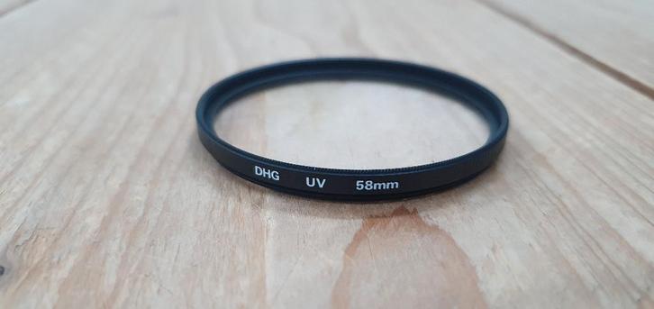 UV Filter / uvfilter - DHG 58mm UV ( ultra violet ), Audio, Tv en Foto, Fotografie | Filters, UV-filter, 50 tot 60 mm, Ophalen of Verzenden