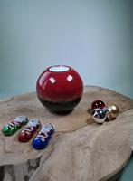 Handgemaakte keramiek waxinelichthouder 'Feestdagen' 8,5 cm, Ophalen of Verzenden, Nieuw