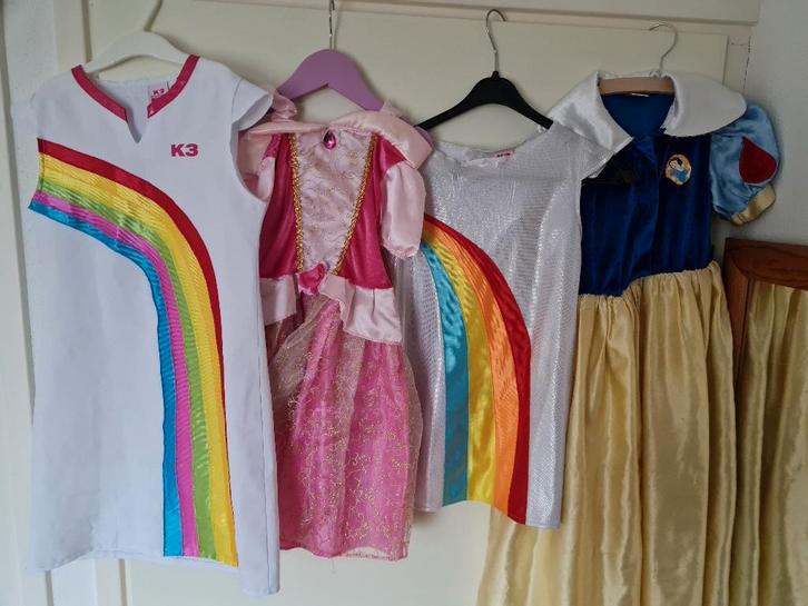 Verkleedkleren of carnaval, K3 prinses sneeuwwitje, Kinderen en Baby's, Carnavalskleding en Verkleedspullen, Gebruikt, Meisje