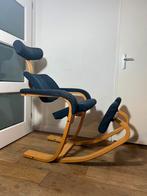 Fraaie Stokke (Variér) Duo Balance stoel  bureaustoel, Blauw, Ergonomisch design, Gebruikt, Ophalen of Verzenden