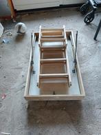 Houten Zoldertrap / Vlizotrap - 70 breed 120 hoog, Doe-het-zelf en Verbouw, Ladders en Trappen, Ophalen, Gebruikt, Ladder, Opvouwbaar of Inschuifbaar