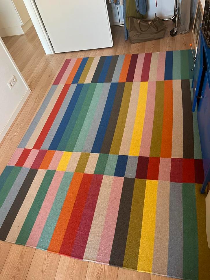 Ikea HALVED Vloerkleed - Kleurrijk!, Huis en Inrichting, Stoffering | Tapijten en Kleden, Zo goed als nieuw, 150 tot 200 cm, 200 cm of meer