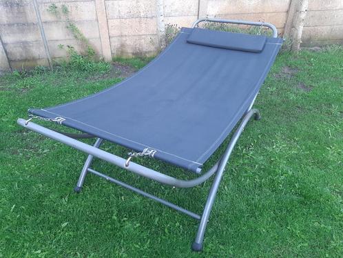Brede hangmat met frame, Tuin en Terras, Hangmatten, Gebruikt, Meerpersoons, Met standaard, Binnen, Buiten, Ophalen