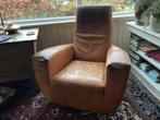 Gratis   Fauteuil Gerard van den Berg leer, Huis en Inrichting, Fauteuils, Ophalen, Gebruikt, Design, 50 tot 75 cm