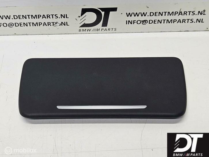 Afdekkap bekerhouder zwart leer BMW F10 M5 51168050682, Auto-onderdelen, Interieur en Bekleding, BMW, Gebruikt, Ophalen of Verzenden