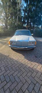 Mercedes 200D 1979., Auto's, Achterwielaandrijving, Leder en Stof, Wit, Blauw