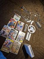 Nintendo Wii met 2 controllers en games, Spelcomputers en Games, Spelcomputers | Nintendo Wii, Ophalen of Verzenden, Gebruikt