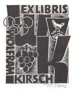 1171 Ex Libris Duitsland : Rudolf Grobe, z.j., Verzenden