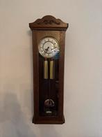 Antieke Wandklok met Slinger, Antiek en Kunst, Ophalen of Verzenden