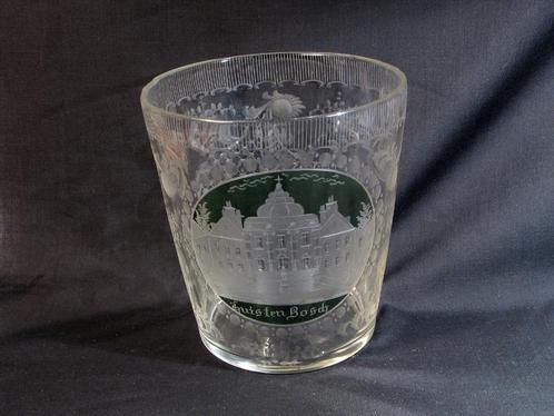 Druivenspoeler, gegraveerd glas Huis ten Bosch, 1825. 979, Antiek en Kunst, Antiek | Glas en Kristal, Ophalen of Verzenden