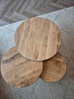 Ronde Salontafel Set Leen Bakker - Zo Goed Als Nieuw!, Huis en Inrichting, Ophalen, 50 tot 100 cm, 50 tot 75 cm, Rond