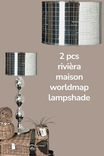 2pcs rivièra maison worldmapshade
( lampvoet kado) beschikbaar voor biedingen