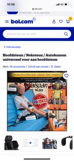 Hoofdsteun/Neksteun Auto Kussen Universeel, Ophalen of Verzenden, Nieuw
