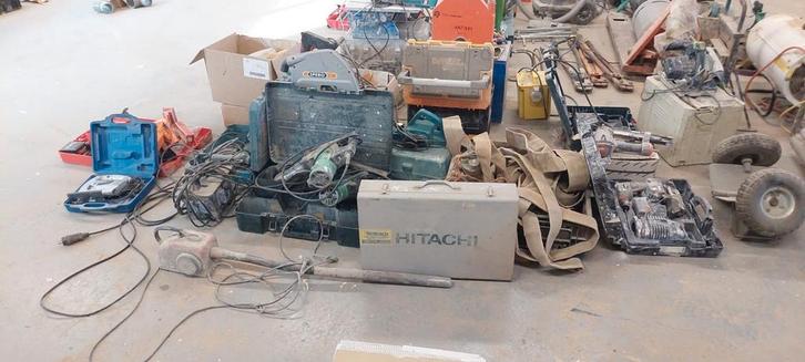 Partij Elektrisch Gereedschap - Makita, Hitachi, DeWalt, Doe-het-zelf en Verbouw, Gereedschap | Overige machines, Gebruikt, Ophalen
