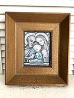 Antiek schilderij prent Hummel Maria Jozef Jezus 23,5x20,5, Antiek en Kunst, Antiek | Religie, Ophalen