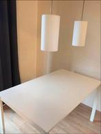 Ikea meltorp Eettafel / bureau wit L125 cm x B75 x H 75 cm, Huis en Inrichting, Bureaus, Zo goed als nieuw, Ophalen