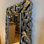 Barok Spiegel – houten lijst zilver - 120 x 90 cm- TTM Wonen, 50 tot 100 cm, 100 tot 150 cm, Rechthoekig, Ophalen of Verzenden