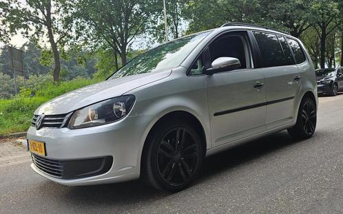 Volkswagen Touran 1.6 TDI Grijs Kenteken Automaat Leder inte, Auto's, Bestelauto's, Bedrijf, Te koop, ABS, Airbags, Airconditioning