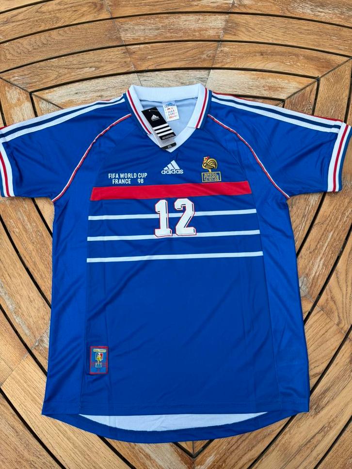 Frankrijk thuisshirt 1998 – Henry 12, Sport en Fitness, Voetbal, Nieuw, Shirt, Maat L, Ophalen of Verzenden