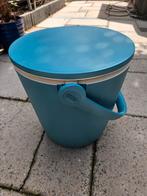 Keter Koelbox Kruk/Tafel - Blauw, Ophalen of Verzenden, Gebruikt