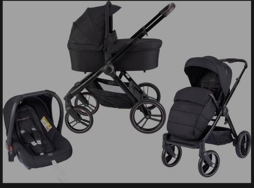 Born Lucky Kinderwagen 3 In 1 zwart met rosé details, Kinderen en Baby's, Kinderwagens en Combinaties, Zo goed als nieuw, Overige merken