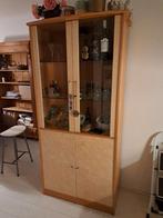 Leuke vitrinekast 91x42x190 cm, Ophalen, Glas, Vintage, 50 tot 100 cm